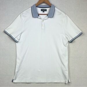 Banana Republic Dress Polo Men’s Size XL Shirt Top 100% Cotton Nautical Coastal